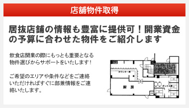 店舗物件取得